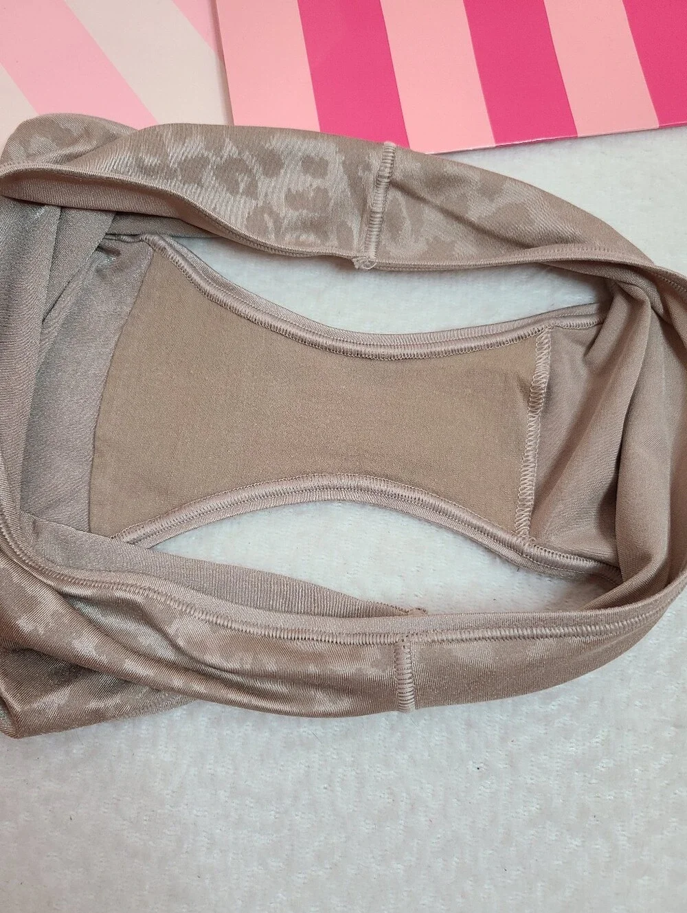Y2K Victoria's Secret Fabulous Satin Classic Hiphugger Panty Size Lg Leopard